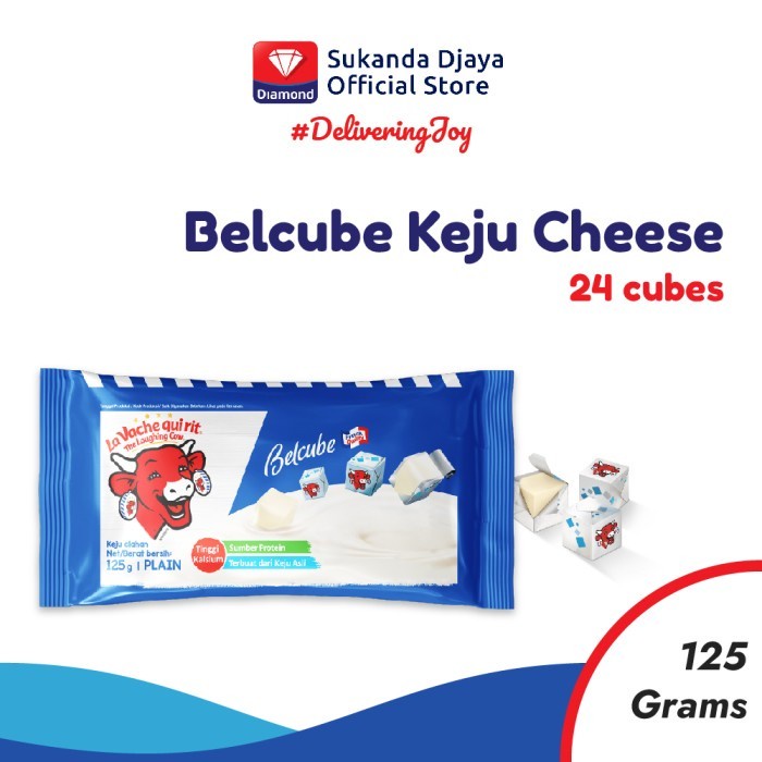

Best SELLER Belcube Keju Cheese Plain Baby 24 Cubes 125gr