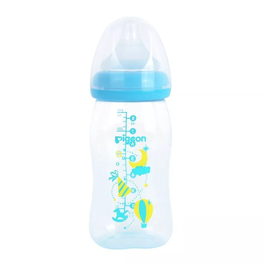 Pigeon Botol Susu Bayi PP Clear Wide Neck 160ml dan 240ml