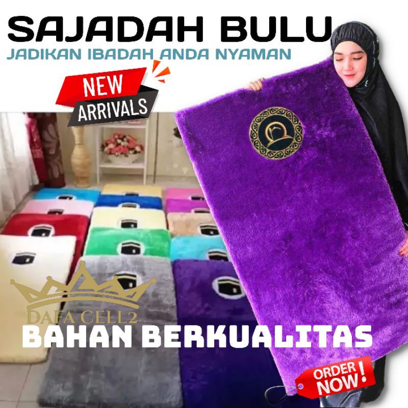 SEJADAH BULU LEMBUT DAN TEBAL UK 65X115CM