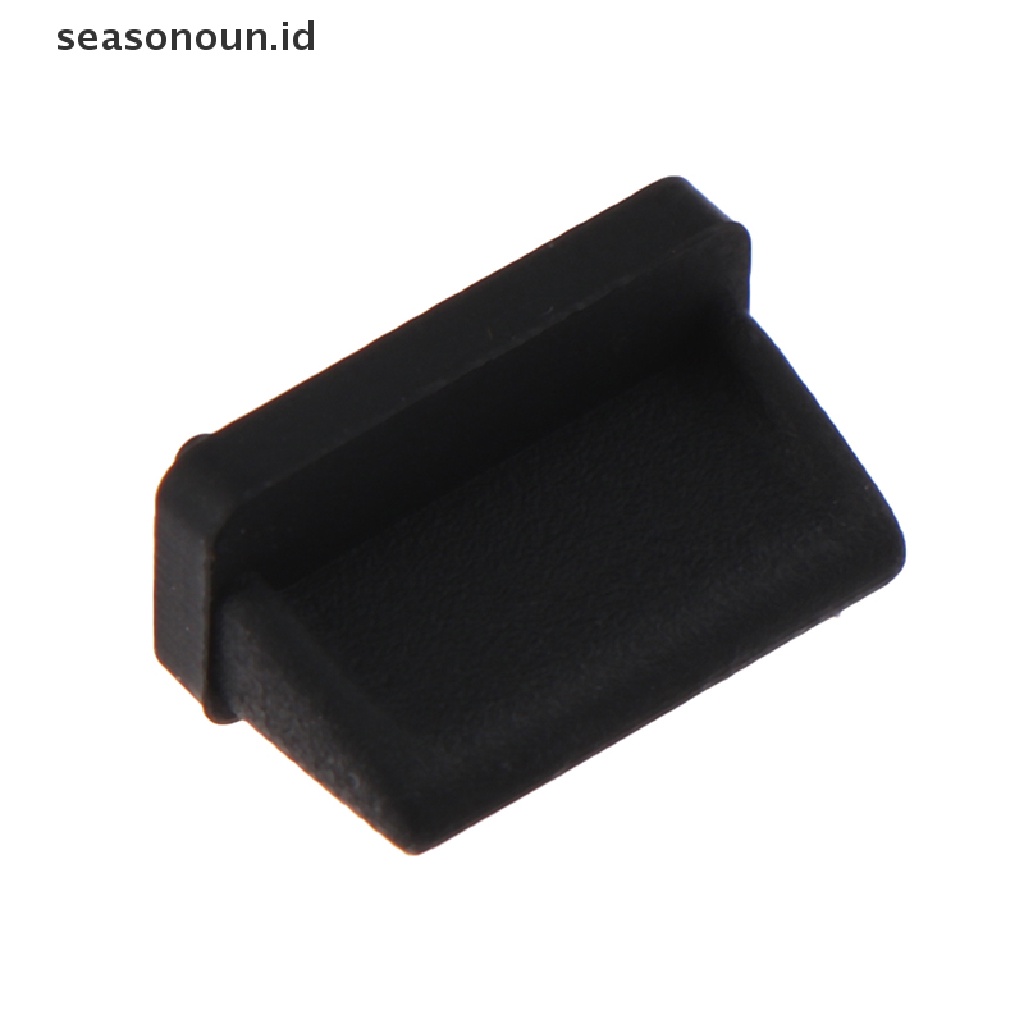 Seasonoun 20Pcs USB Male Plug Stopper Topi Penutup Plastik Pelindung Colokan Debu.