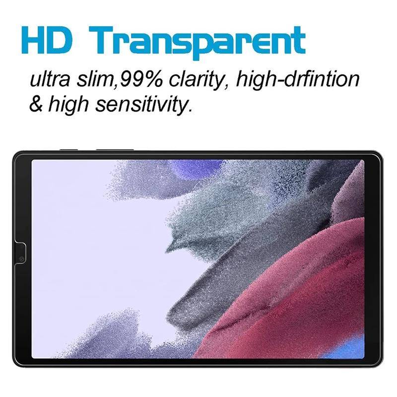 2pcs Untuk Samsung Galaxy Tab S8 S7 Plus Ultra S6 A7 Lite A8 S5e T500 T220 X200 T860 P610 Pelindung Layar Tempered Glass Flim Untuk Samsung Tab A 8.0 2015 8.4 2020 10.1 10.5 2019