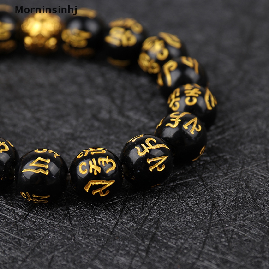 Gelang Dewa Kekayaan Obsidian Hitam Mornin Feng Shui Menarik Kekayaan Good Luck id