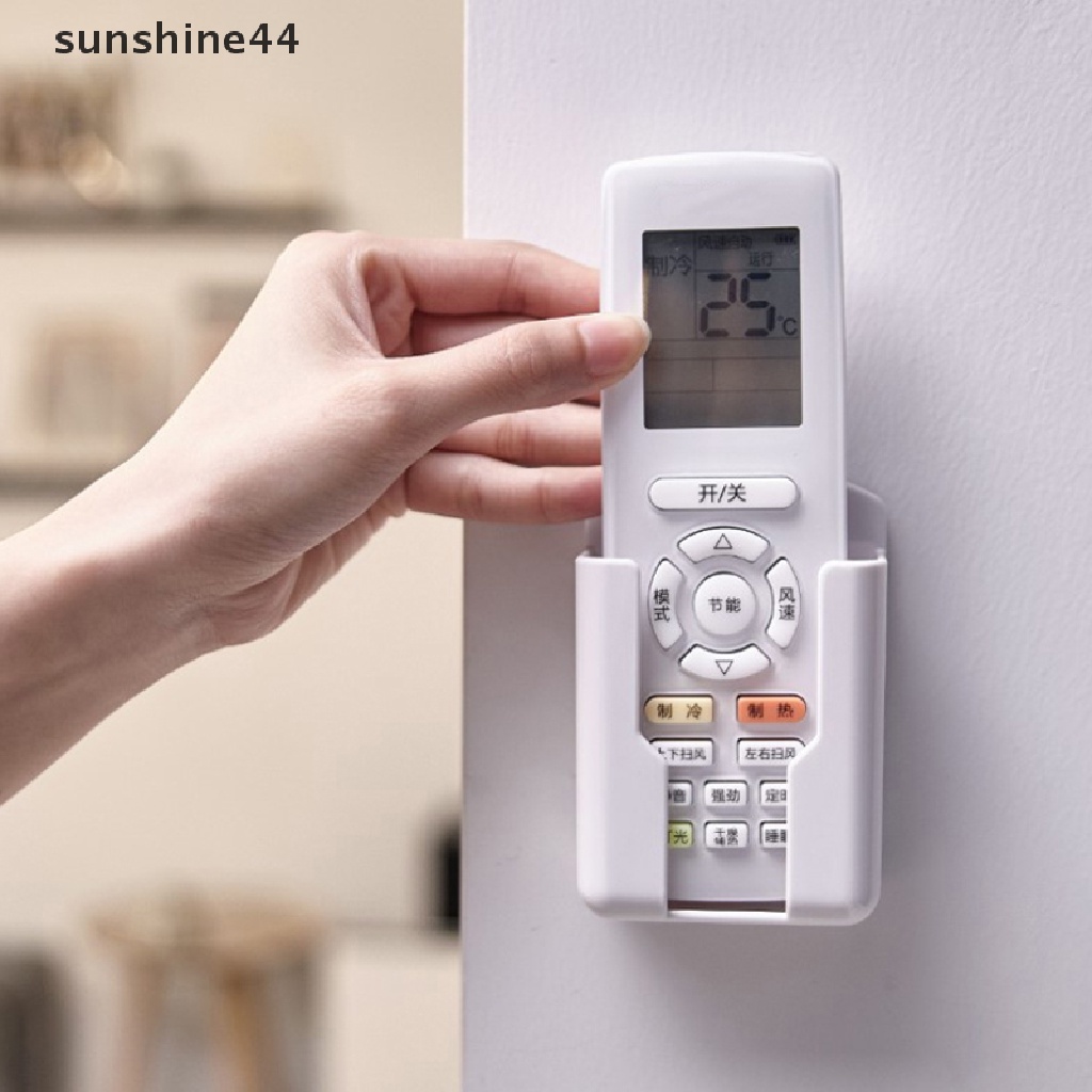 Sunshine Tempat Remote Ac Universal Kotak Tempel Dinding Putih Tempat Penyimpanan ID