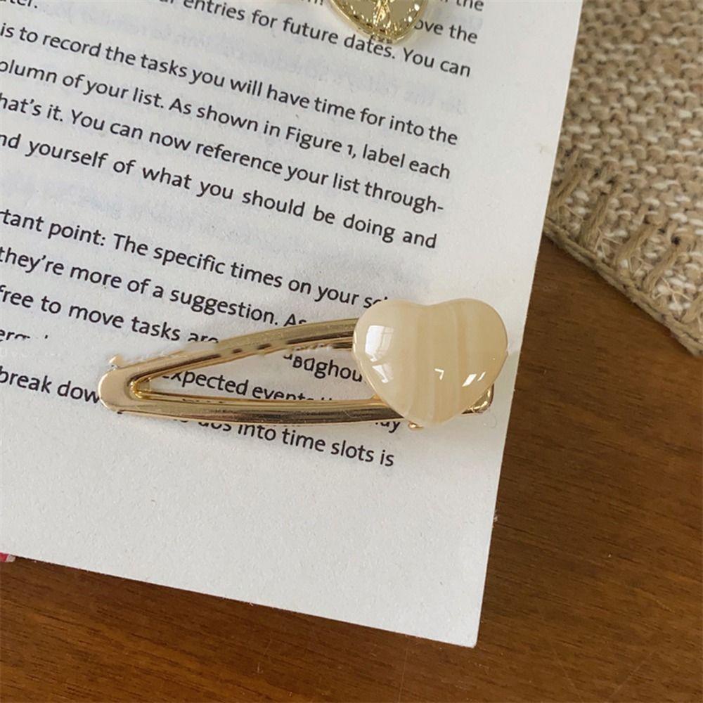 Agustina Jepit Rambut Cinta Hati Imut Manis Muticolor Hiasan Kepala Berongga Untuk Wanita Hair Barrettes