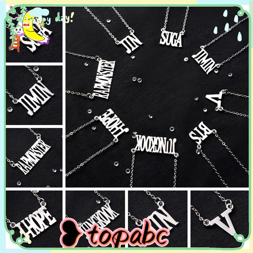 Hadiah Kalung BTS TOP JUNG KOOK V JIN Jimin KPOP Charms