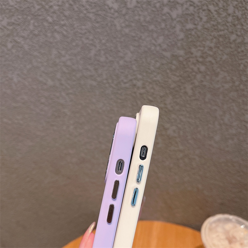 IPHONE Cocok Untuk Iphone14 13 12 11 Pro X XS Max7 8 14 Plus XR Casing Lensa Metal Casing Silikon Lembut