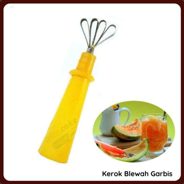 1pc KEROKAN BLEWAH Es Buah Kelapa Peeler Melon Puding Serbaguna