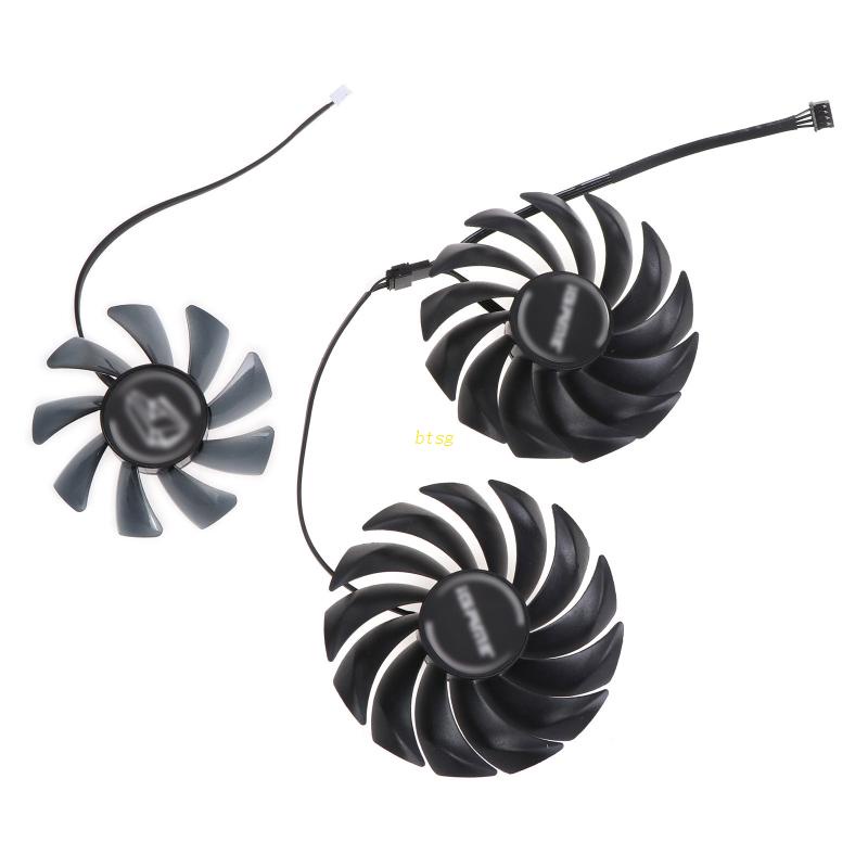 Bt PVA080E12R 12V 4P VGA Fan Graphics Card Cooler Fan Untuk GeForce RTX3060 Warna-Warni