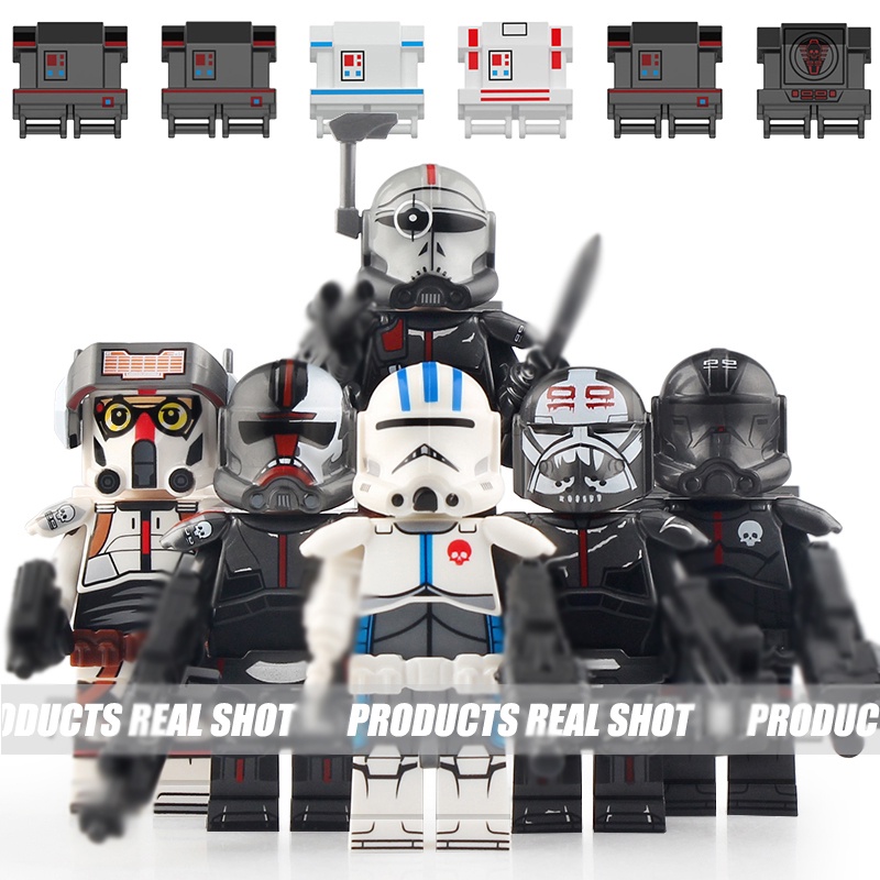 Star Wars Mini Figure Destroyer Front Sight Echo Hunter Teknisi Puzzle Rakitan Blok Bangunan Mainan