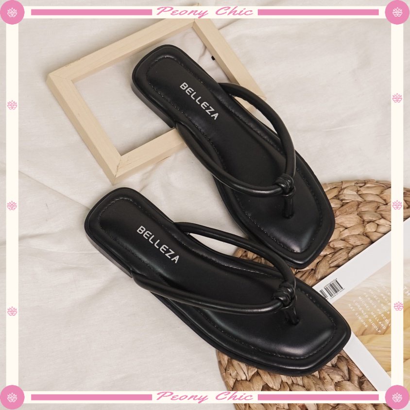 DISKON FASHION PREMIUM MURAH / BELLEZA MALL - Sandal Flat SONYA All Colors | sendal jepit santai wan
