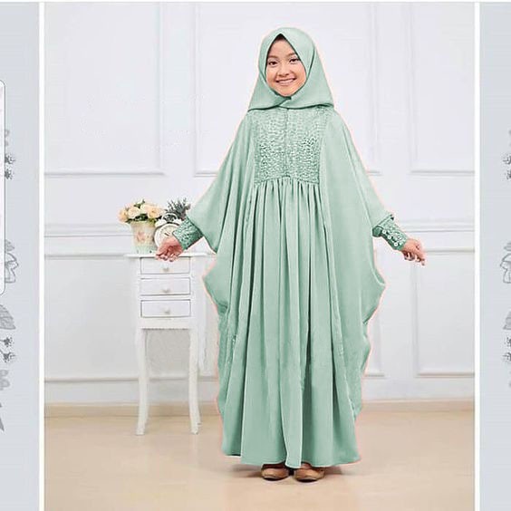 ORI BERLABEL ABAYA LUXURY KAFTAN ANAK PREMIUM SYAHRINI BROKAT GAMIS ANAK BY HUMASYARI - LUXURY KAFTA