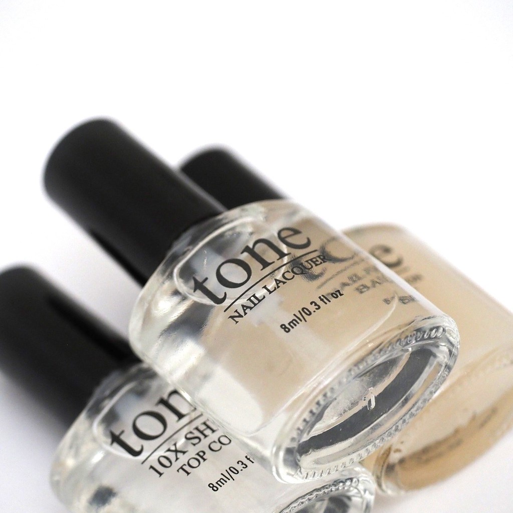 Kutek TONE Nail Polish BPOM Top Coat, Base Coat, Kutek Bening