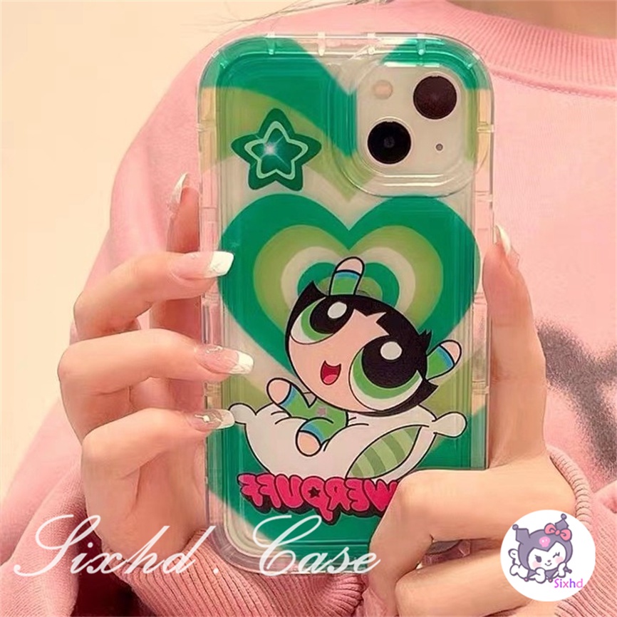 For Redmi Note 12 11 11s 10s 9s 10Pro Redmi 12 12C 10C 11A 10A 9C 9T 9A A2 A1 Xiaomi 11 Lite Poco M3 X3Pro NFC Cute The Powerpuff Girls Cartoon AirBag Case Soft Camera Lens Protection Cover