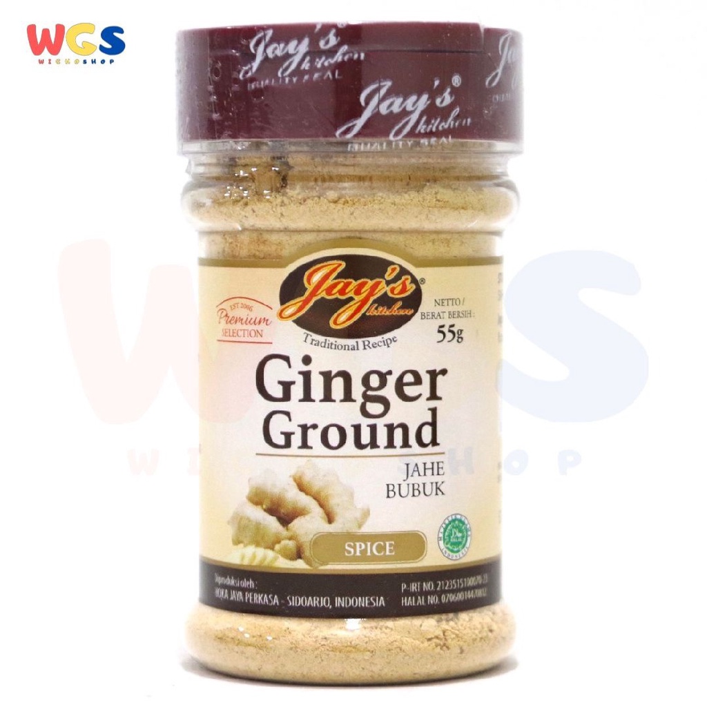 Jay's Kitchen Jays Ginger Ground 55 gr - Bubuk Jahe