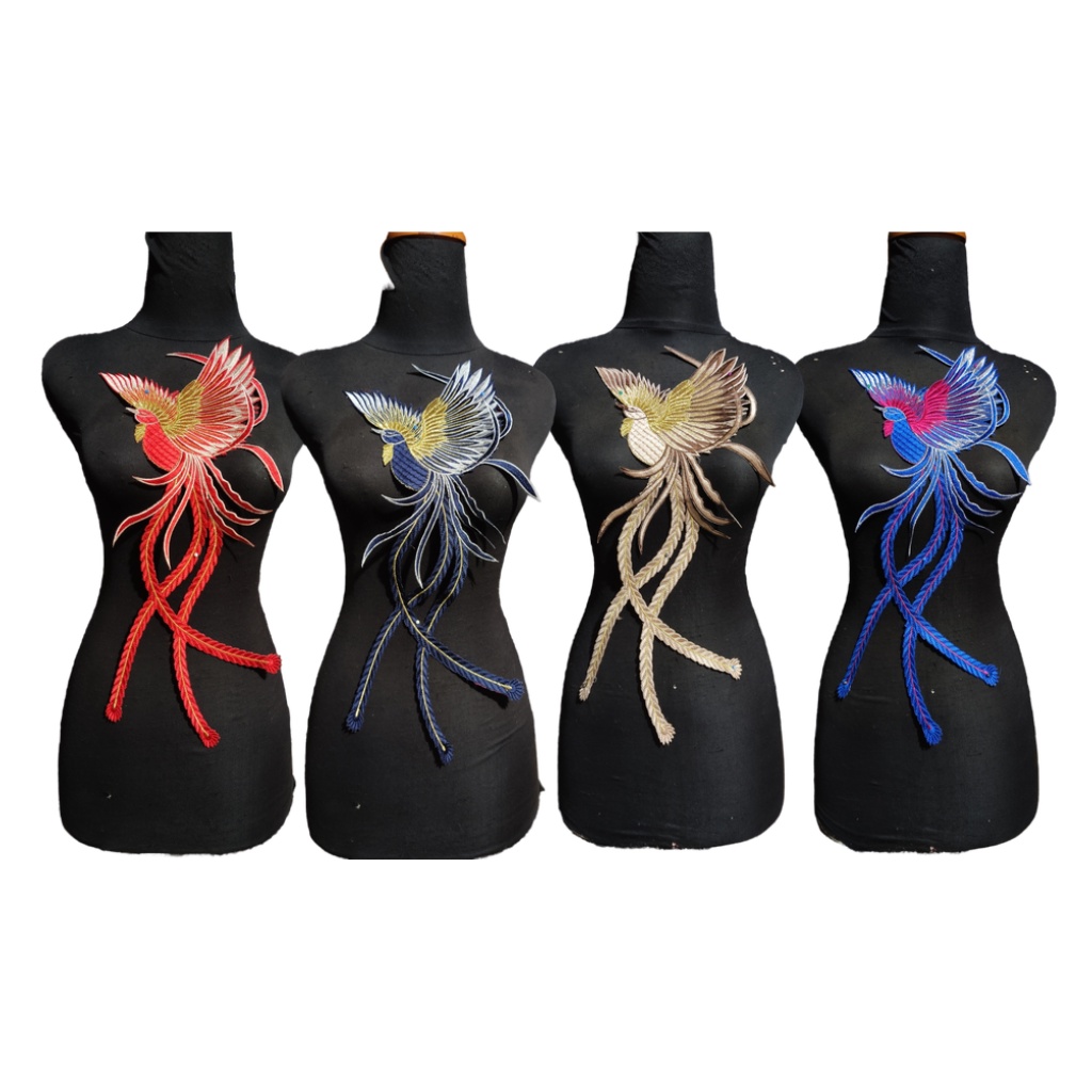 RENDA BORDIR MOTIF BURUNG CHEONGSAM