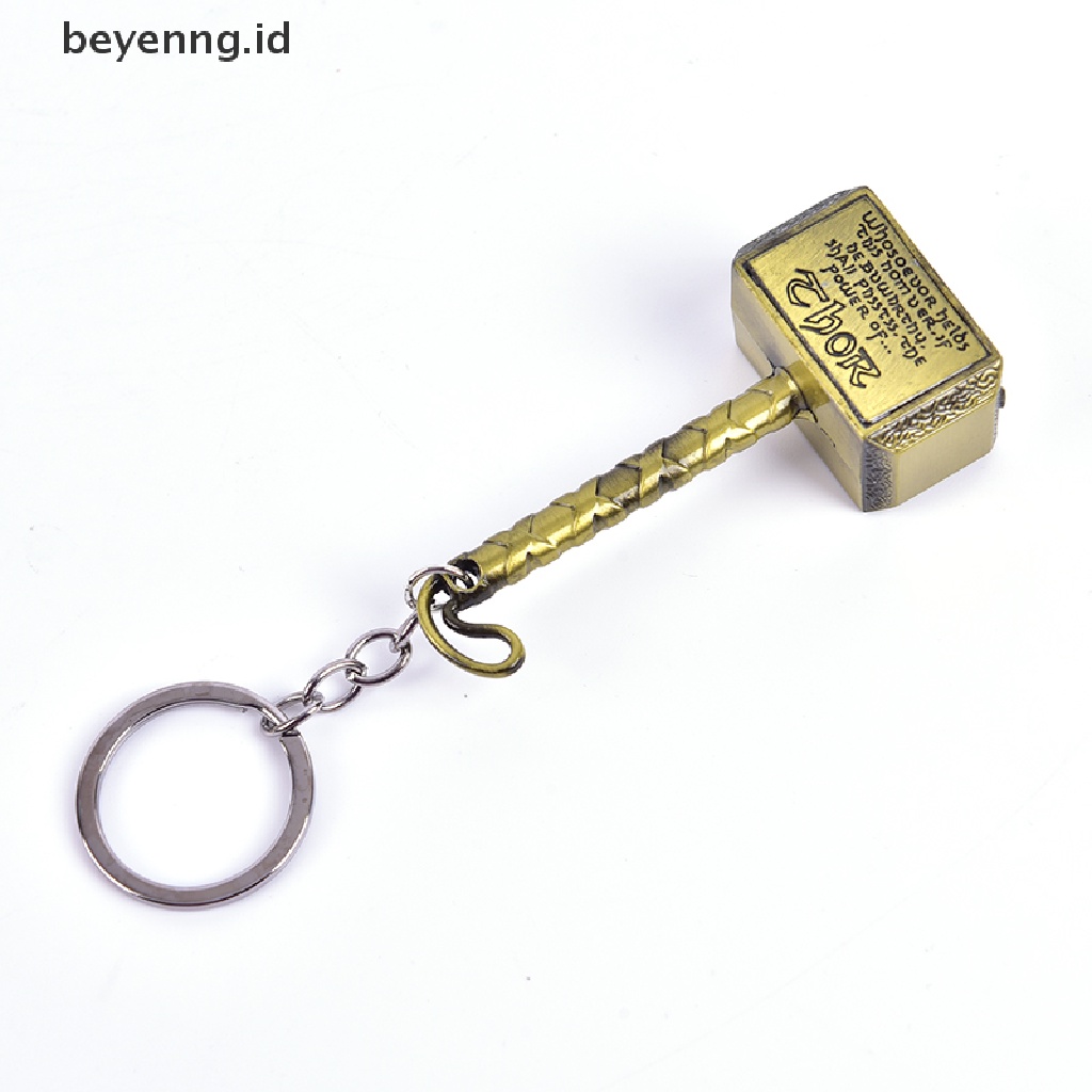 Beyen Silver Beer Bottle Opener Hammer Of Thor Shaped Pembuka Botol Bir ID