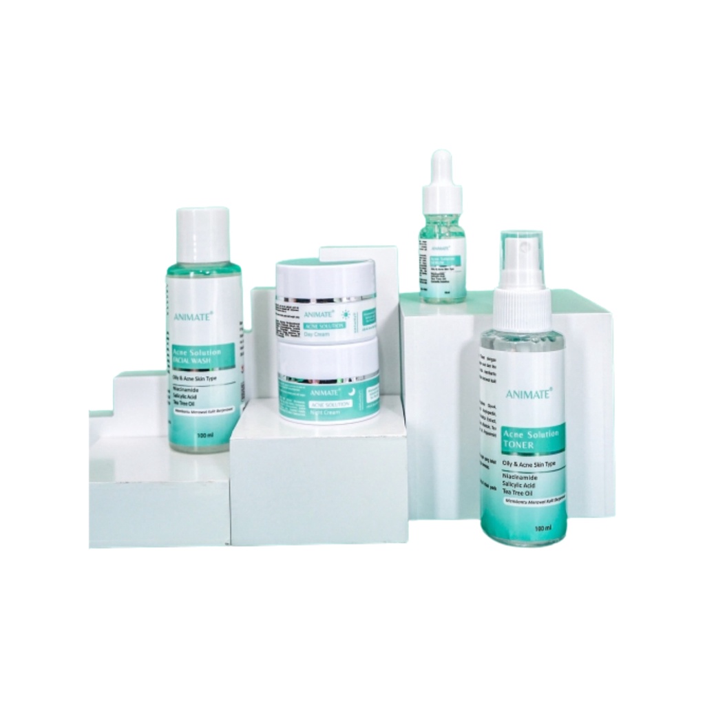 ANIMATE Skincare 5 in 1 - ACNE SOLUTION SERIES - Amaze_Kosmetik