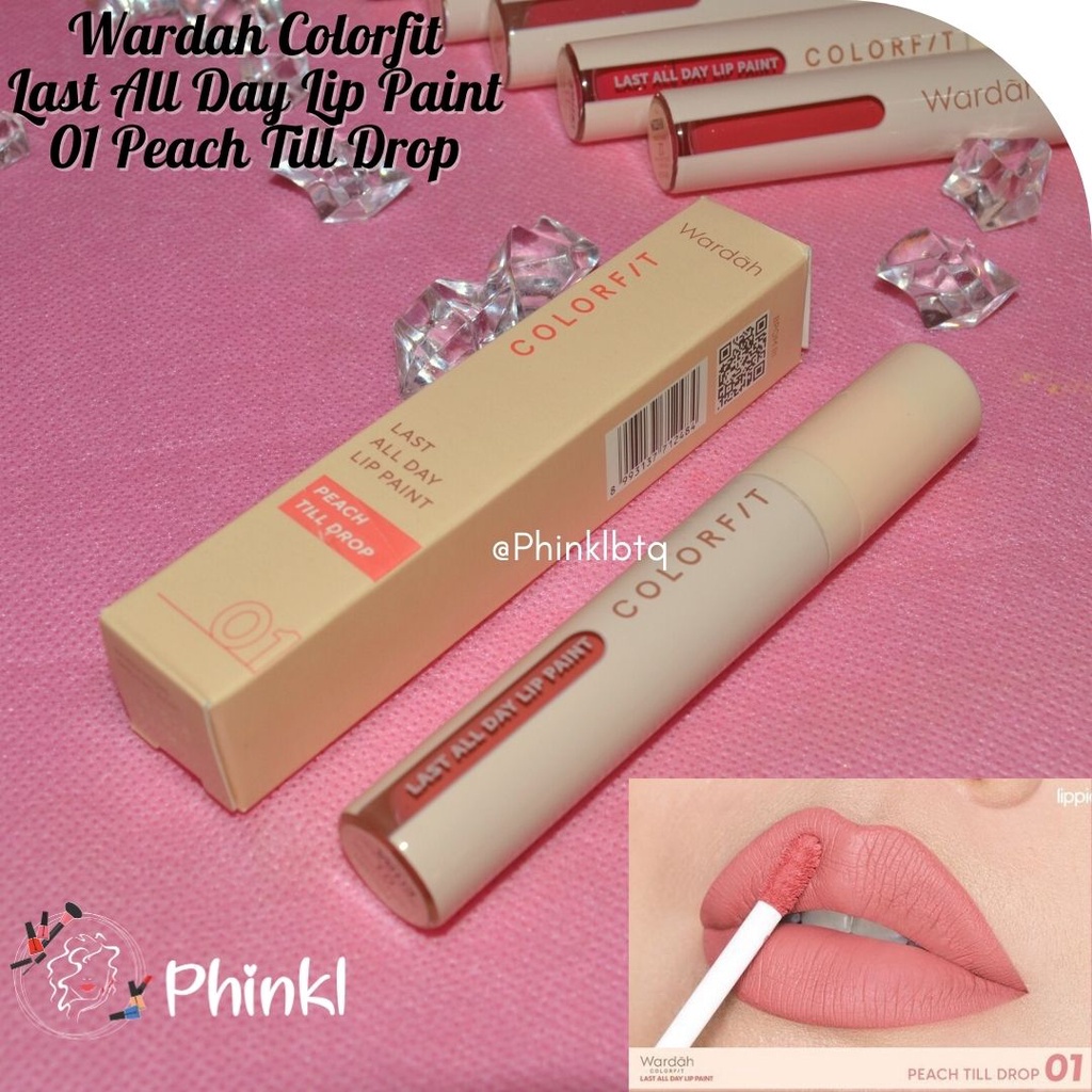 `ღ´ PHINKL `ღ´ Wardah Colorfit All Day Lip Paint lipcream waterproff longlasting