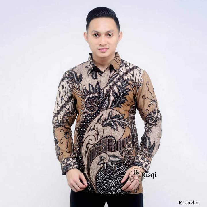 KEMEJA BATIK PRIA LENGAN PANJANG