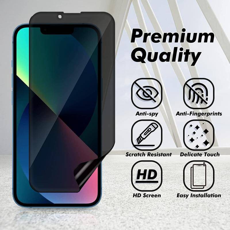 IPHONE Film Hydrogel Anti Spy 100D Untuk Iphone14 13 12 11 Pro MAX Plus Mini Pelindung Layar Privasi Untuk Iphone7 8 6 6S Plus SE 2022 2020 14Plus 13Mini 12Mini