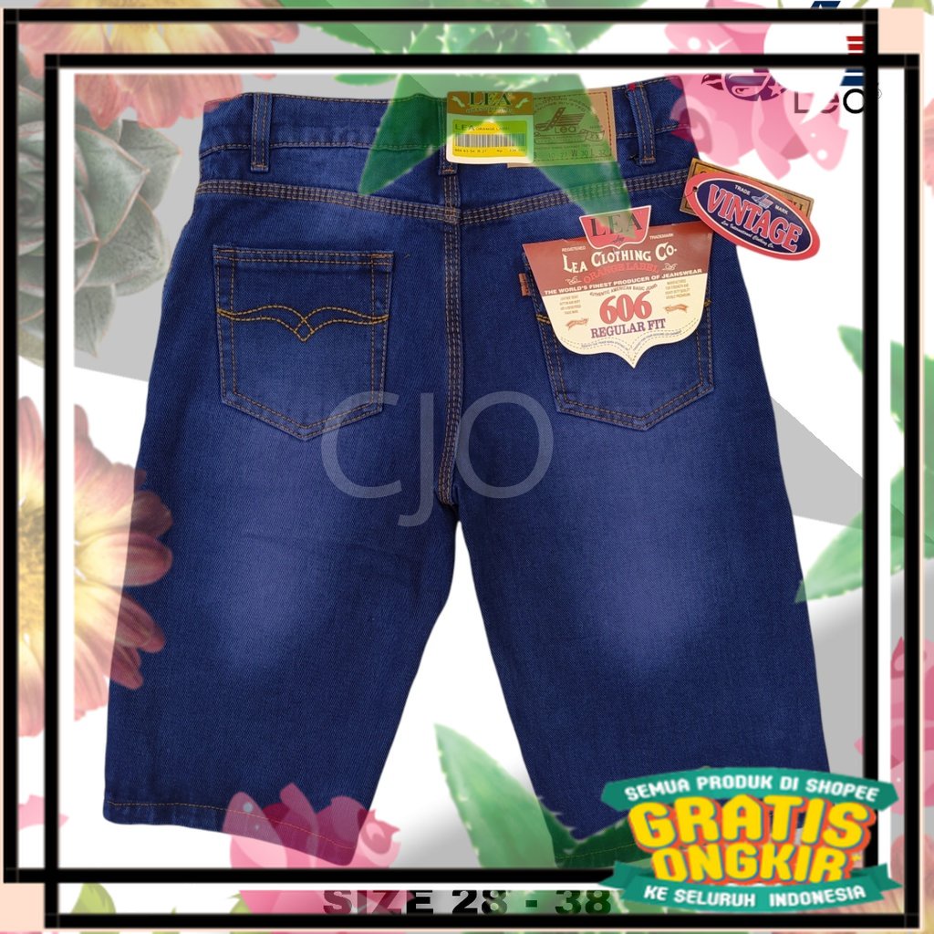 CELANA PENDEK JEANS Lea 606 Fashion PRIA TERKINI / pendk