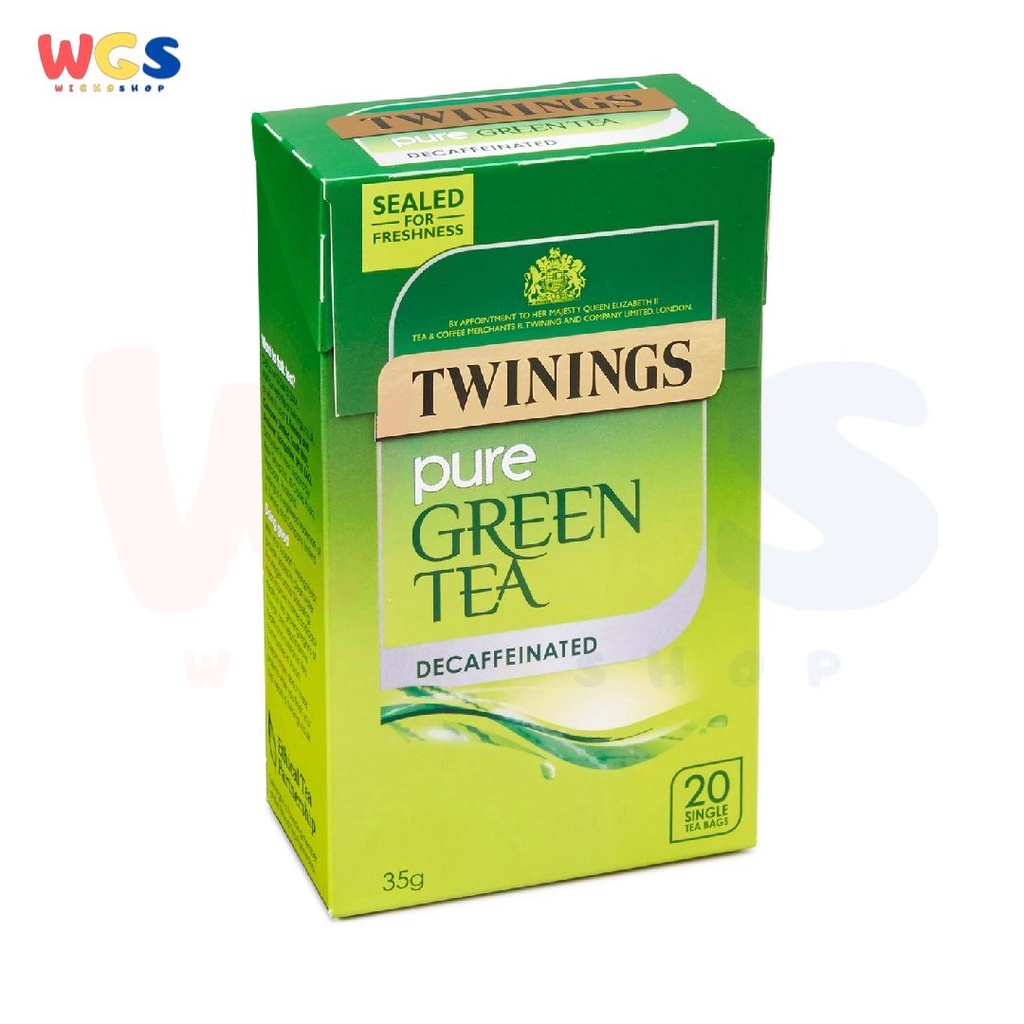 Twinings Pure Green Tea Decaffeinated Smooth Taste 20s x 1.5g