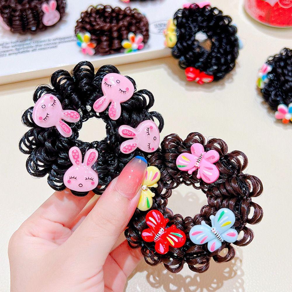 Mxbeauty Wig Kartun Anak Kualitas Tinggi Kecil Alami Berbulu Hadiah Ulang Tahun Sintetis Lucu Manis Properti Fotografi Bayi Perempuan Rambut Palsu