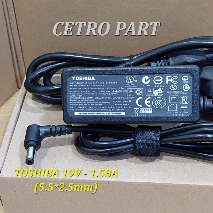 Adaptor Charger Toshiba Mini NB200 NB205 NB300 NB305 NB520 series -NEW