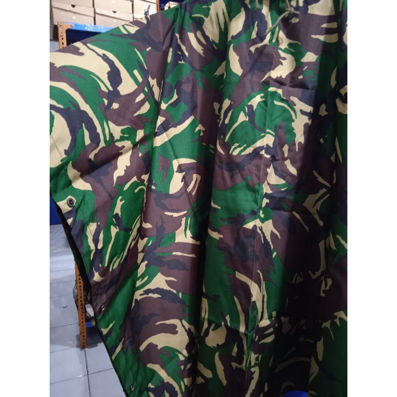 Ponco Loreng Jas Hujan Ponco Loreng TNI Malvinas