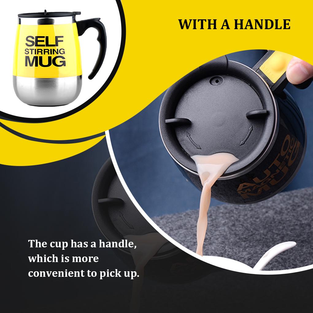 Mug Kopi Air Magnetic Mug Pengaduk Otomatis Smart Mixing Cup Gelas Mixer Dapur Restoran Perlengkapan Minum