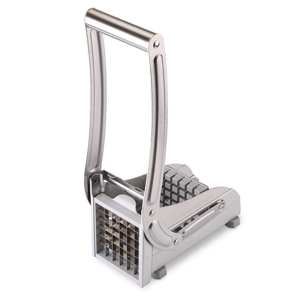 Cutter Strip Slicer Stainless Steel Pembagi Kentang Bawang Daun Bawang Sayur Crusher Grip Dapur Rumah Tangga Supply