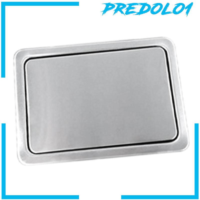 [Predolo1] Penutup Tempat Sampah Tutup Flap Lid Flip Built Stainless Steel Balance Untuk Outdoor