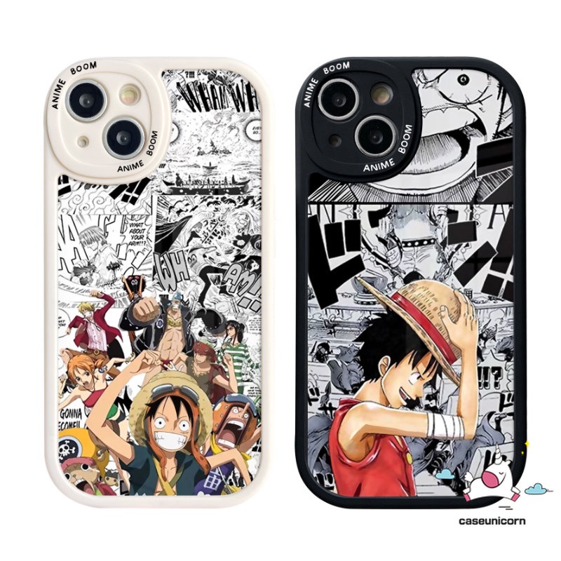 Case Motif Kartun Anime One Piece Redmi 10a1 12C 9 10C K40s 9A 10A 9C 9T Note10 11 10s 11s 10Pro 8 9 9Pro 9s 11Pro+8Pro POCO X3 NFC Pro M3 F4 Mi 12 11 Lite 11T Soft Cover Luffy Lucu