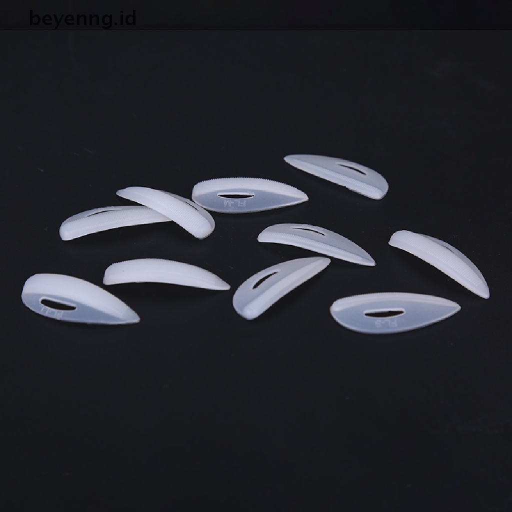 Beyen 10 Pcs/Set Silicone Eyelash Perm Curlers Eye Lash Extension Graft Pads ID