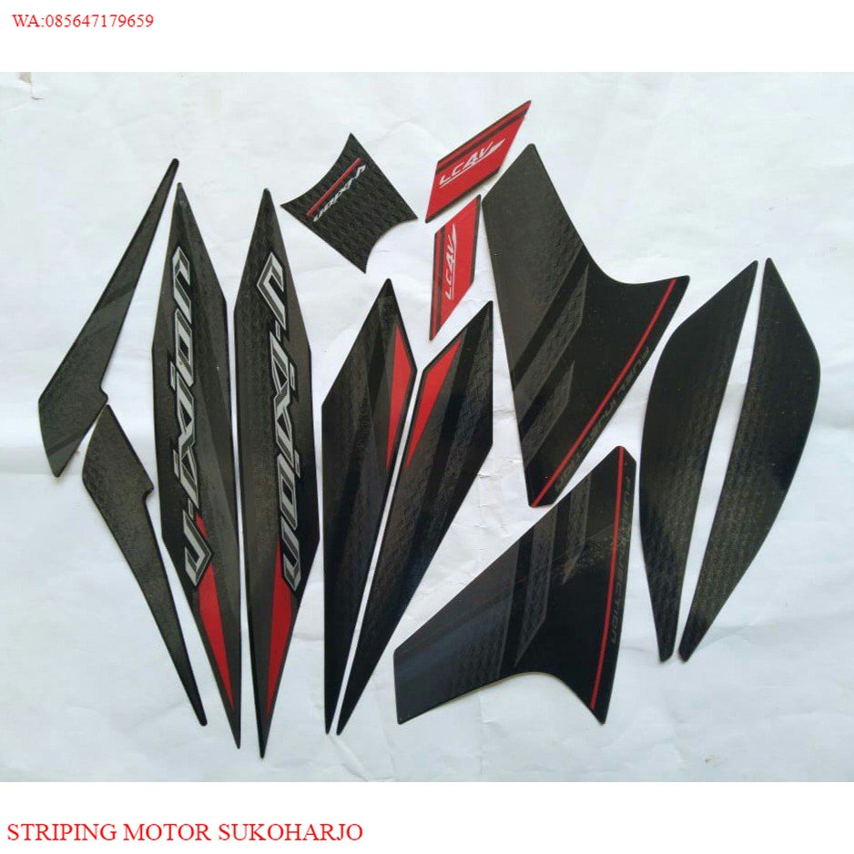 (ORI) stiker striping yamaha vixion new 2014 KUALITAS ORIGINAL MURAH