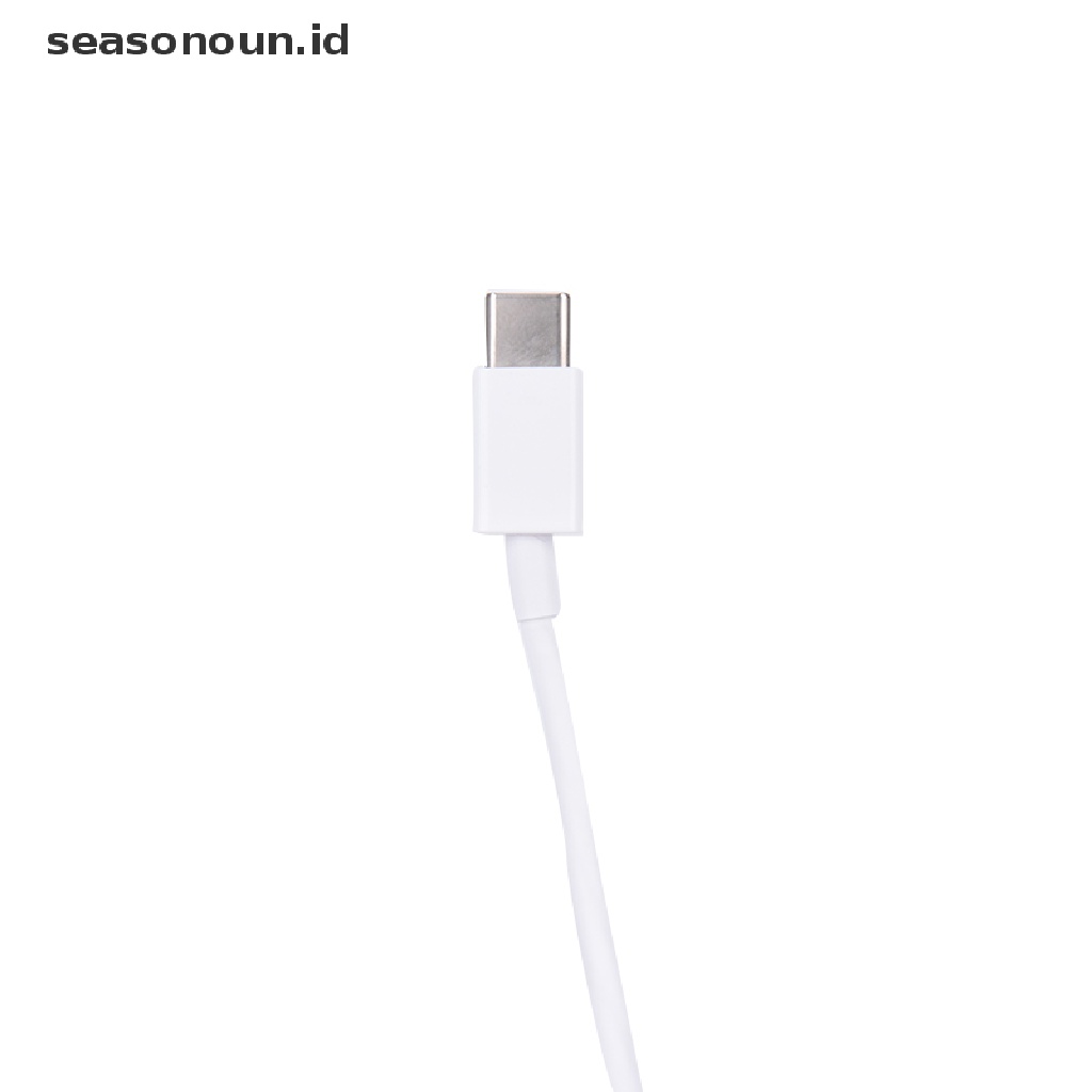 Seasonoun Type-C 3.1 Male to USB-C Male Charger Fast Charging Sync Kabel Listrik Data.