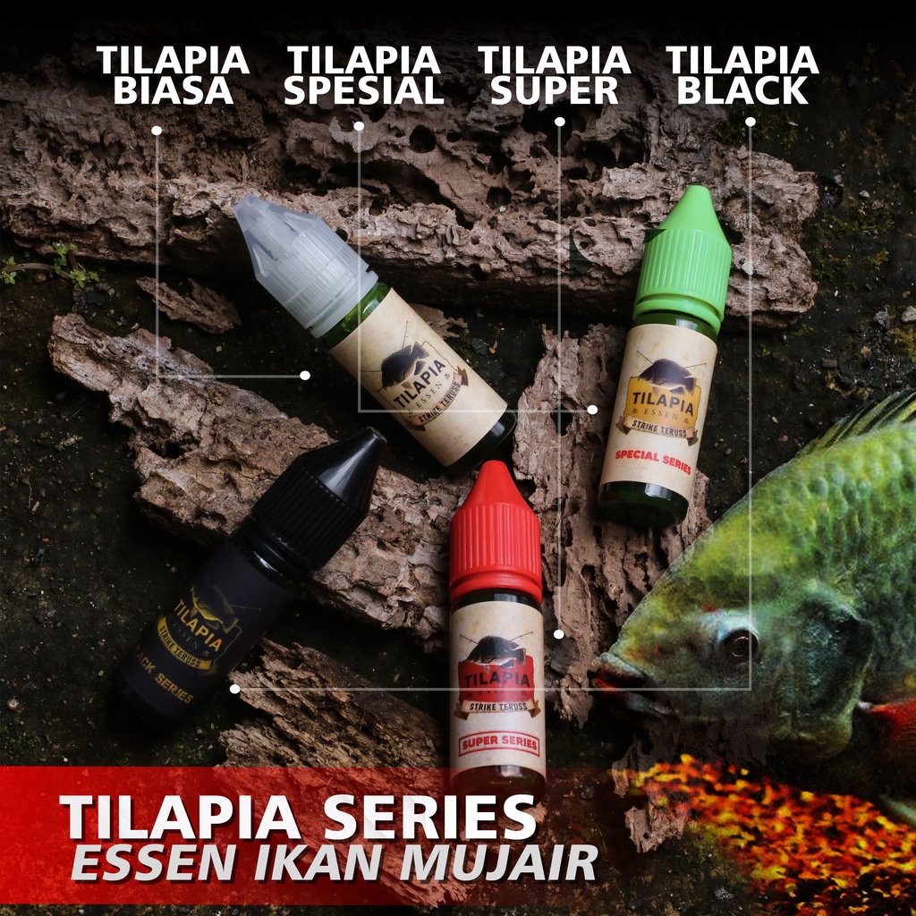 PROMO BLACK SERIES ESSEN TILAPIA UMPAN IKAN NILA JAER MUJAER WALANG GARLIK