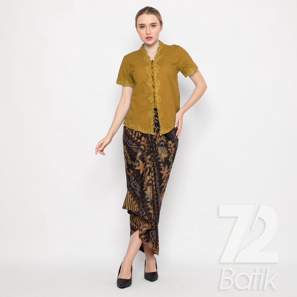 ROK BATIK SPAN Aurora Skirt Lilit Kebaya Instan Modern Wanita Motif Parang Serong Hitam Coklat 723204 Cap 72 - Rok Batik Lilit Bawahan Skirt Kamen Kebaya Songket Batik Panjang Plisket Span Instan Jadi Bali Lembaran Premium Modern Untuk Wanita Kondangan