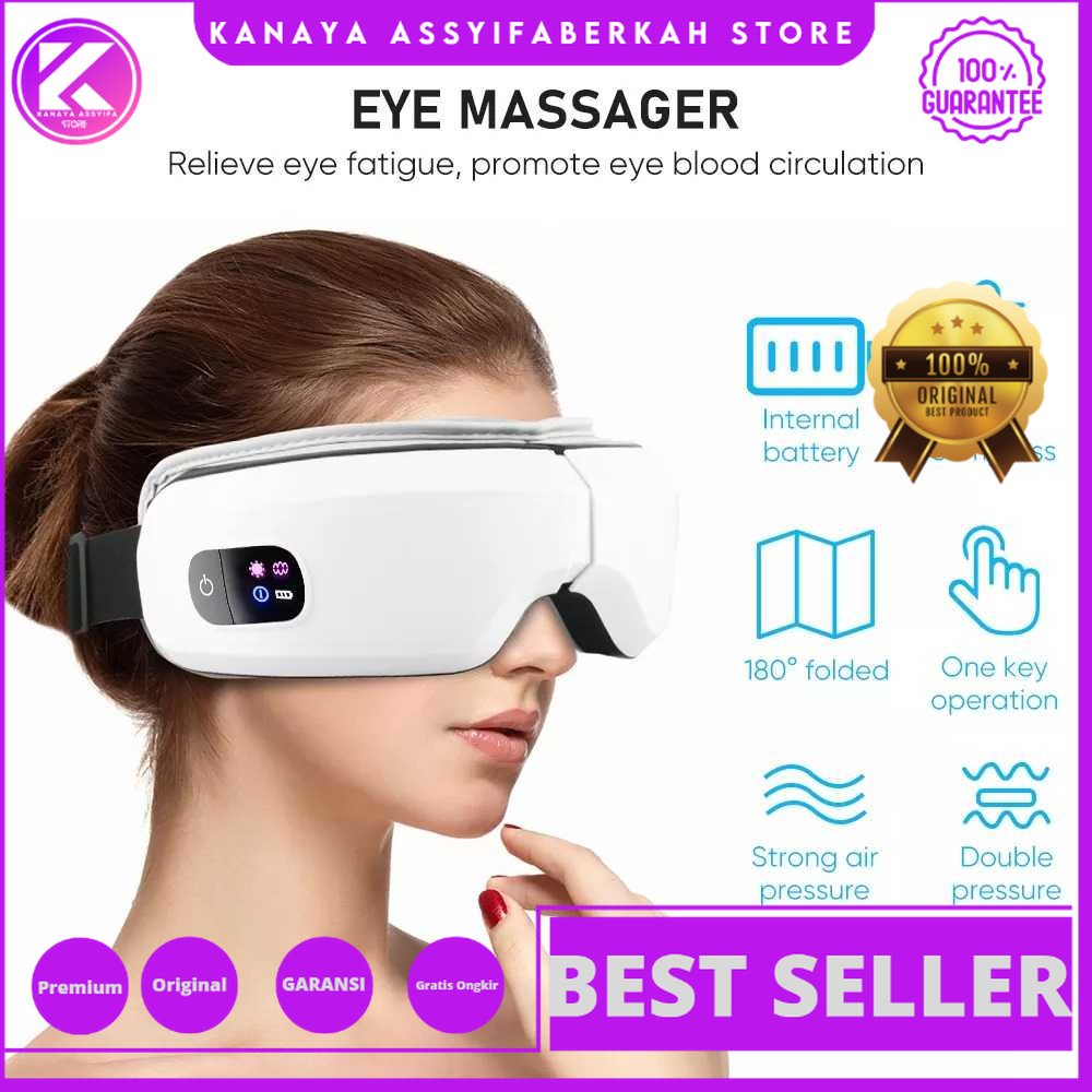 ONULISS Alat Pijat Mata Elektrik Hot Compress Vibration Eye Massager - M01