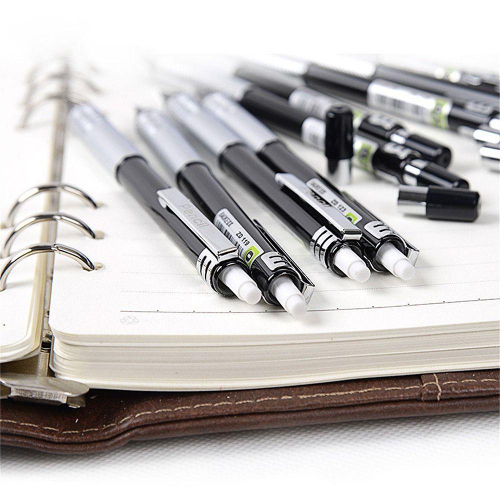 Lanfy Pensil Mekanik Profesional Perlengkapan Sekolah Menggambar Sketsa Alat Tulis Pensil Otomatis Logam