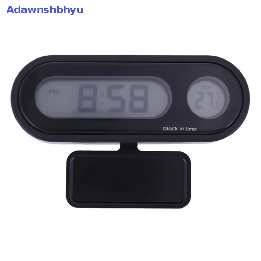 Adhyu Jam Termometer Mobil LCD Digital Display Pengukur Suhu ID