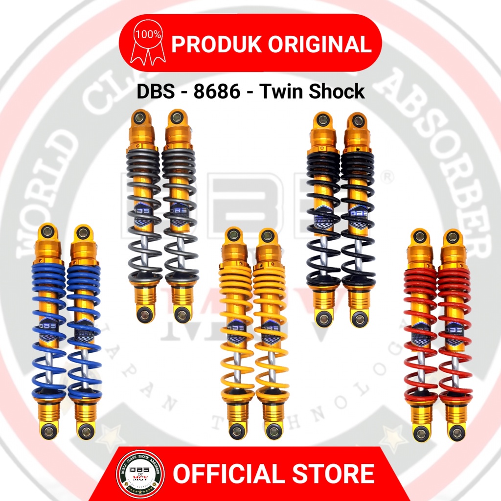 [ BISA COD ] Shock Non Tabung DBS 8686 Z SERIES Suzuki Shogun Smash Axelo Thunder