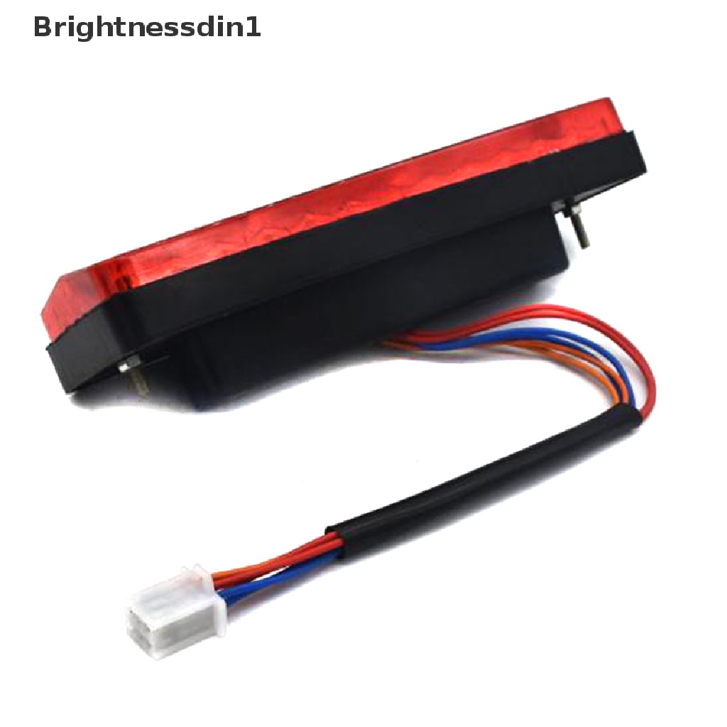 [Brightnessdin1] 12v DC LED Lampu Ekor Belakang Rem Sein Lampu Mundur Untuk Elektrik-Tricycle Boutique