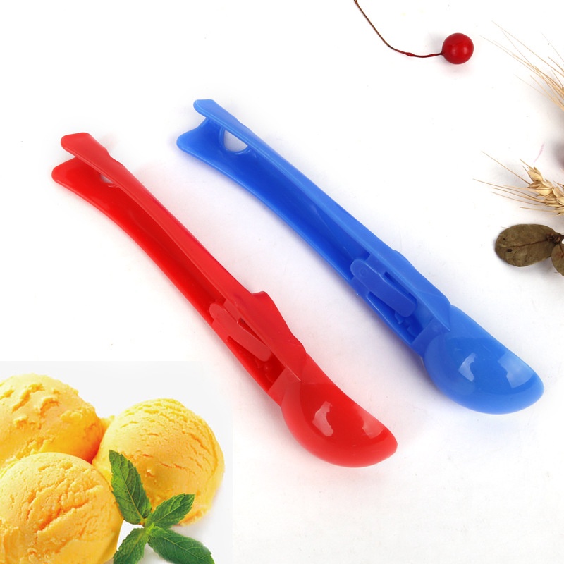 Food-grade PP Dessert Scoop Peralatan Makan Dapur Praktis Es Krim Bola Buah Gali Sendok Mudah Membersihkan Bumbu Susu Bubuk Scoops