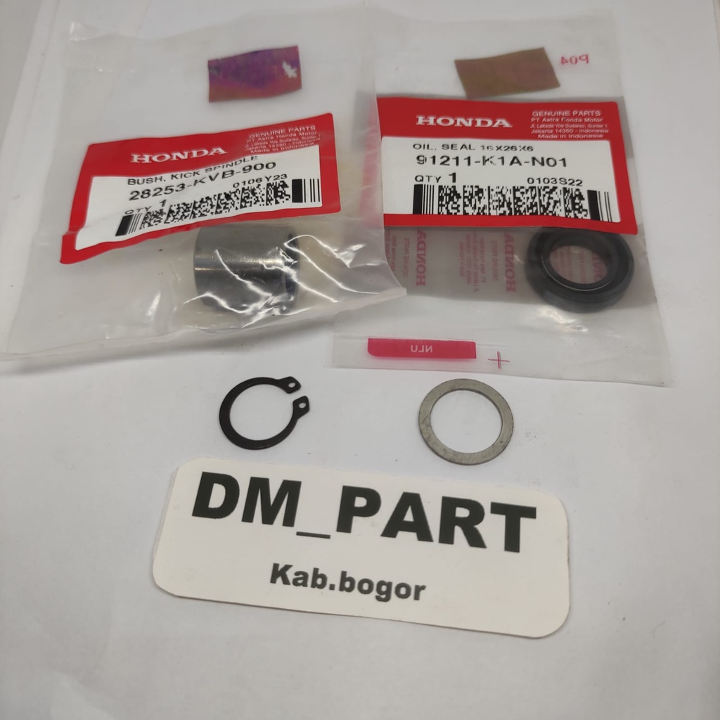 klip kancing circlip seal sil ring BOSH BOS BUSH PEDAL KICK SELA SELAH SELAHAN ENGKOL STATER VARIO O