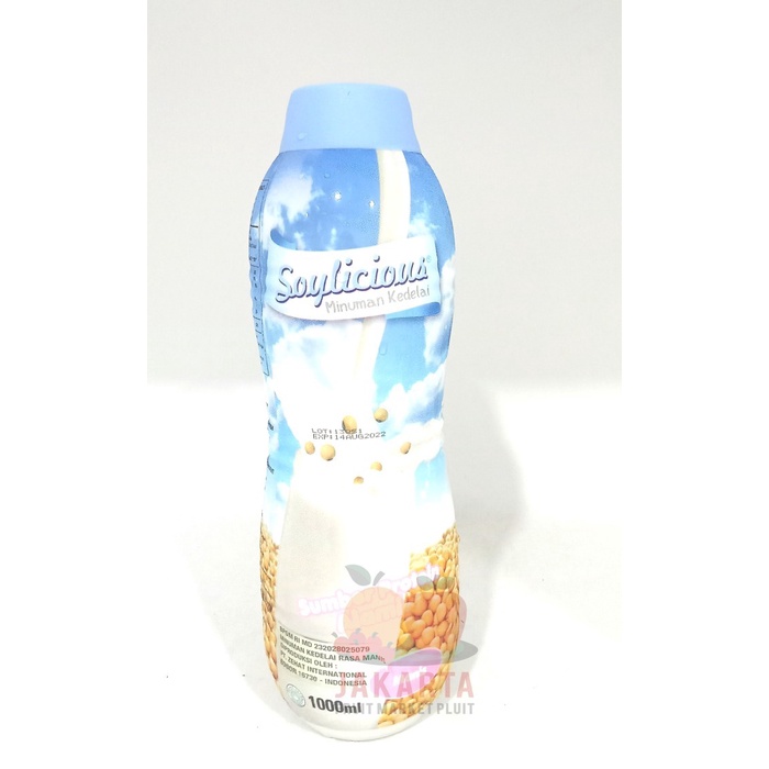 

(MINUMAN) SOYLICIOUS MINUMAN KEDELAI MANIS 1000ML (GRAB/GOJEK ONLY)