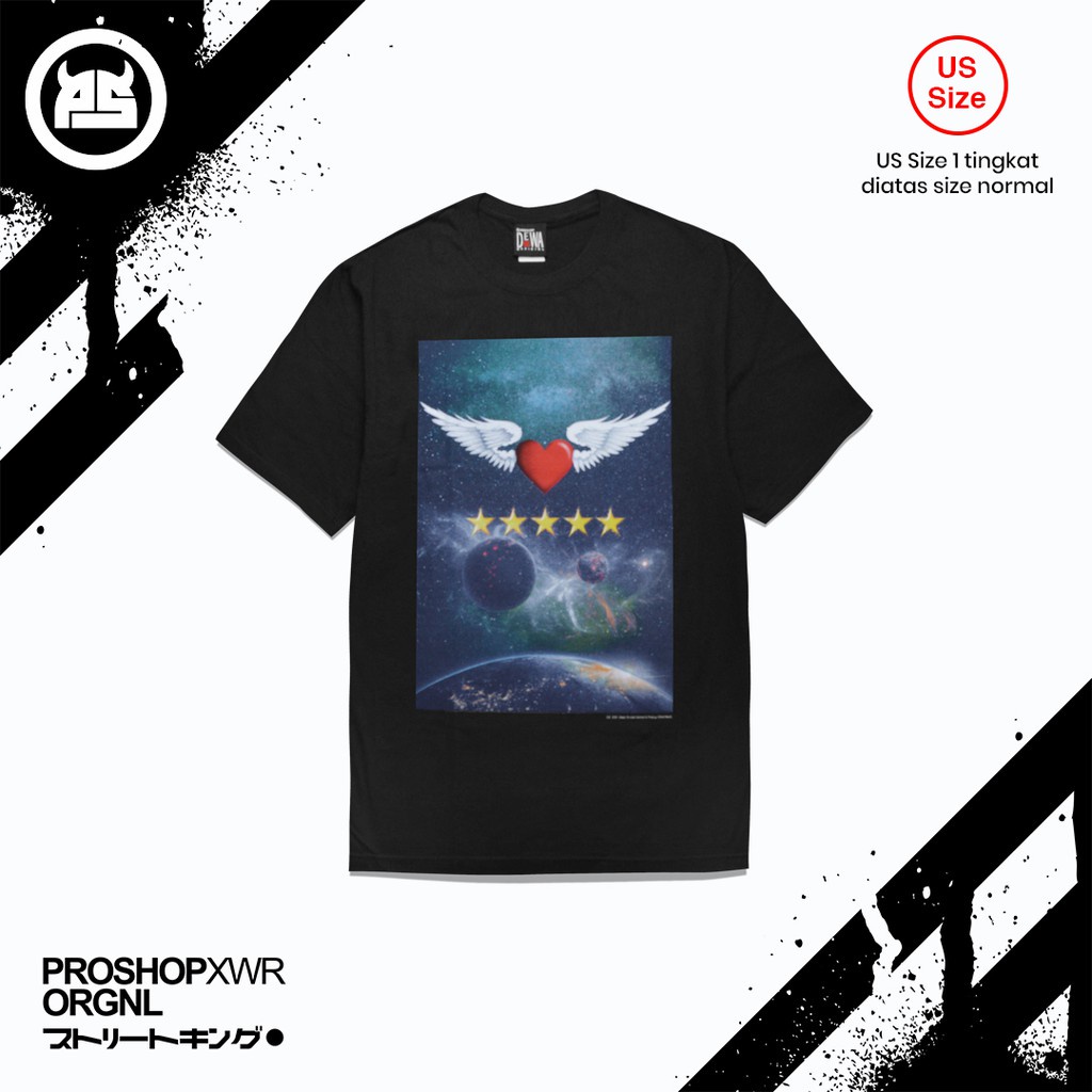 Proshop | Bintang 5 Dewa19 Tshirt | Kaos Pria Kaos Distro | Hitam