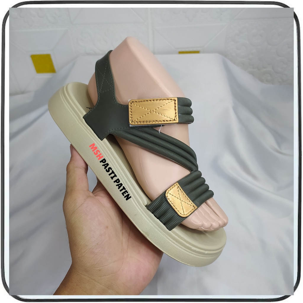 HYS 1192 Sandal Gunung Karet Wanita Dewasa Sendal Tali Import