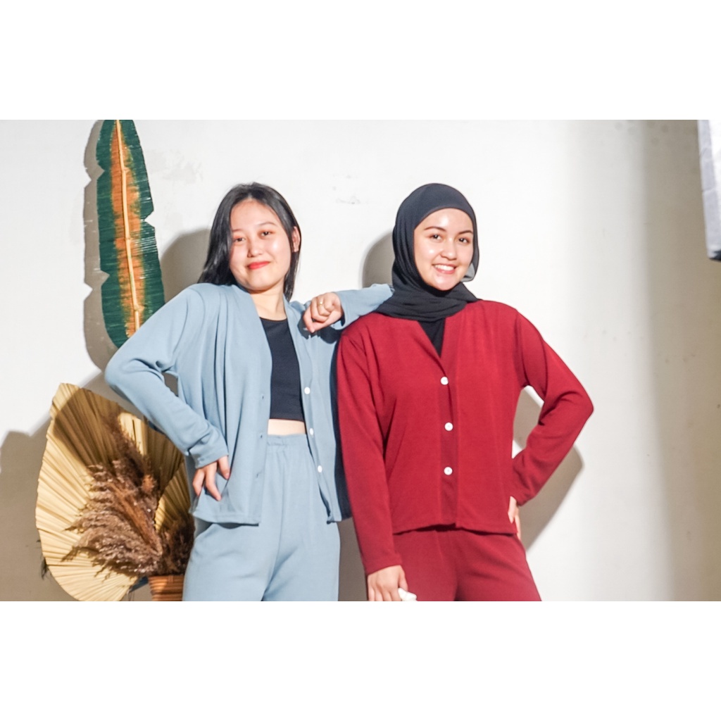 ilook | One Set Palermo | Setelan Rib Wanita Modern