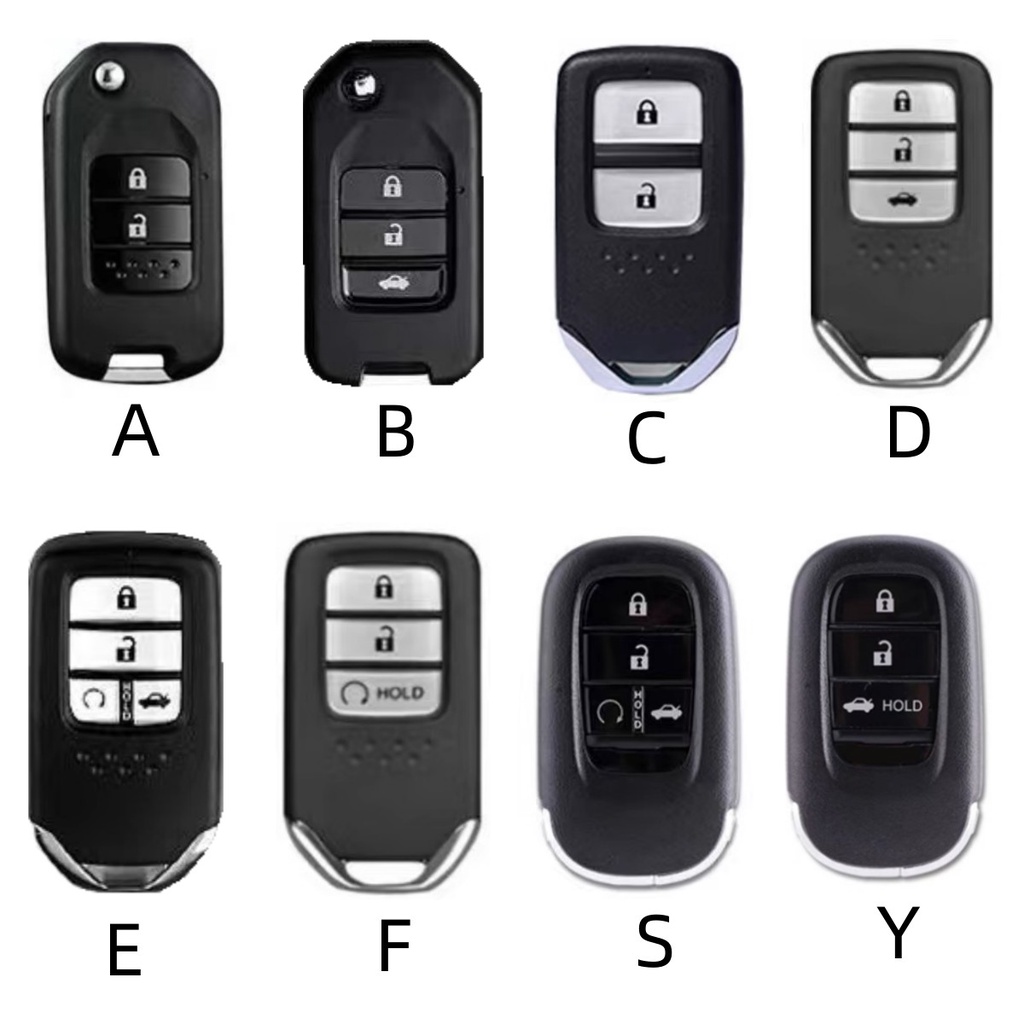 For Honda Chrome Reflection TPU Car Key Cover CITY HRV BRV JAZZ CRV ACCORD CIVIC 2020 Car Accessories